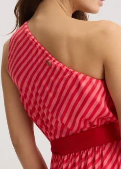 Abito a righe con cintura