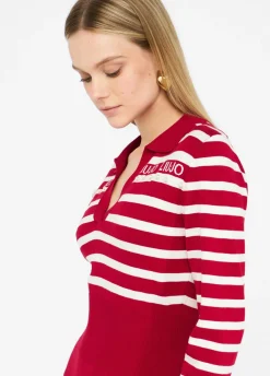 Abito a righe in maglia