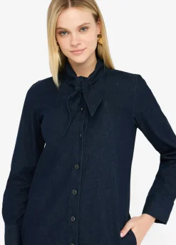 Abito chemisier in denim