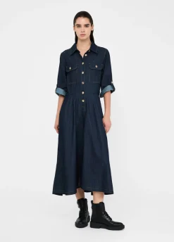 Abito chemisier in denim