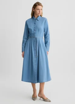 Abito chemisier in denim