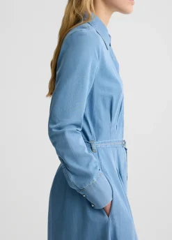 Abito chemisier in denim