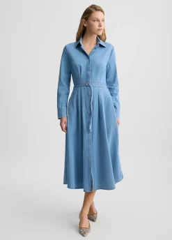 Abito chemisier in denim