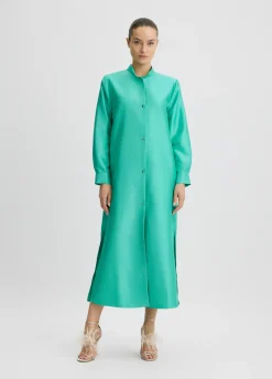 Abito chemisier in shantung