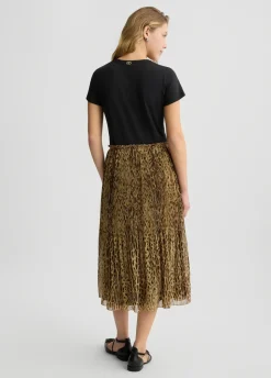 Abito con stampa animalier
