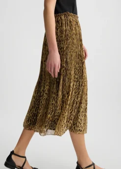 Abito con stampa animalier