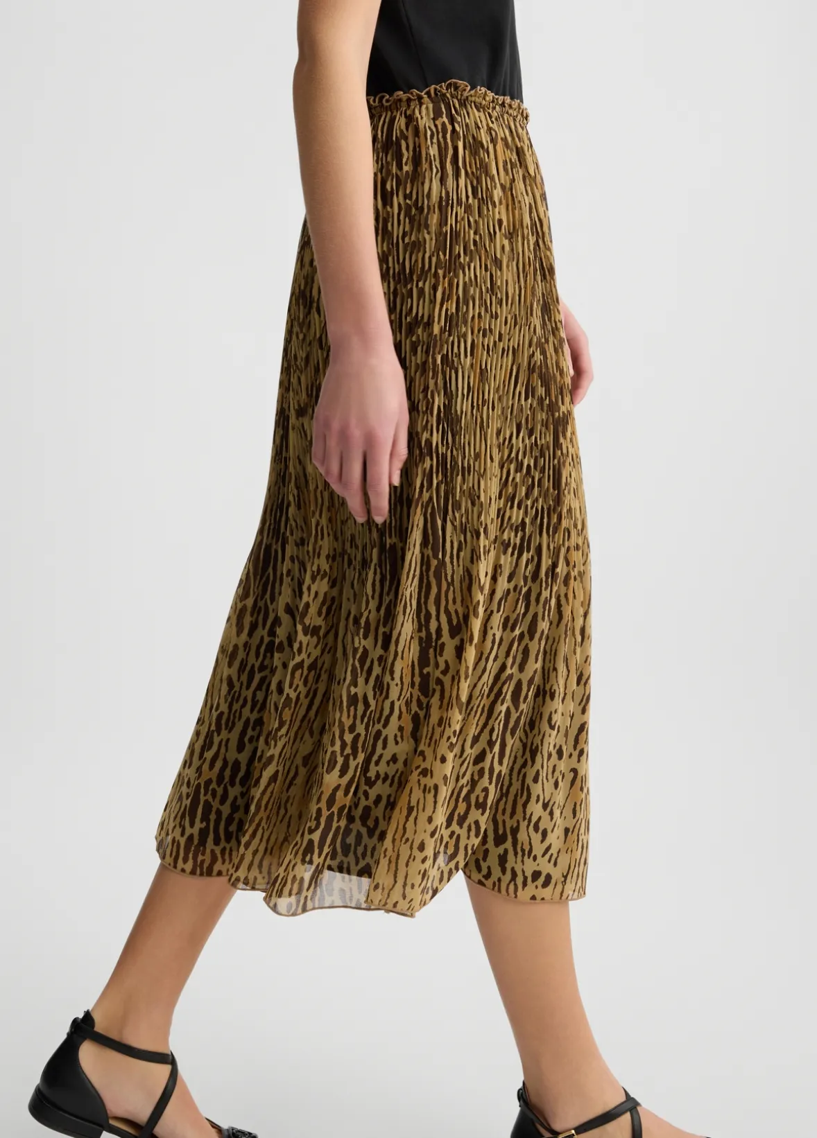 Abito con stampa animalier