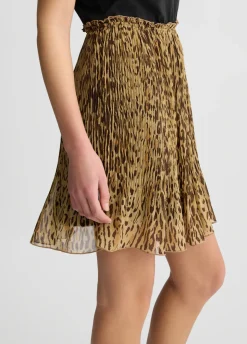 Abito con stampa animalier