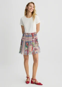 Abito con stampa foulard