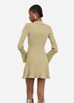 Abito corto in maglia
