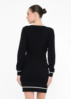 Abito corto in maglia