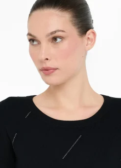 Abito corto in maglia