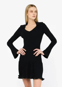 Abito corto in maglia