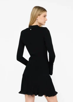 Abito corto in maglia