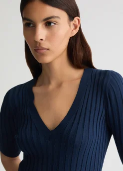 Abito corto in maglia