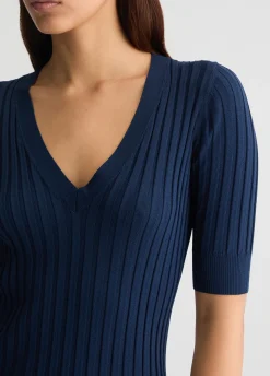 Abito corto in maglia