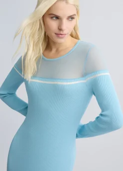 Abito corto in maglia