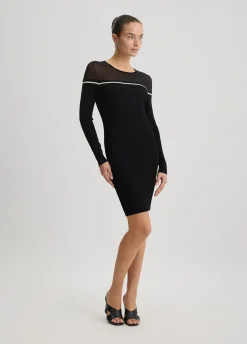 Abito corto in maglia