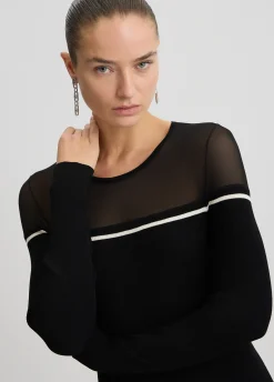 Abito corto in maglia
