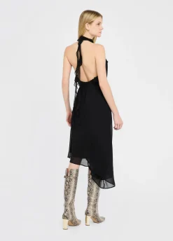 Abito elegante con rouches