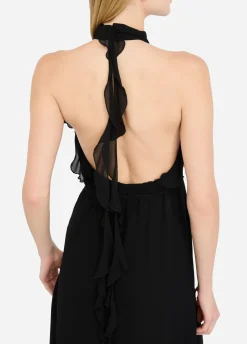 Abito elegante con rouches