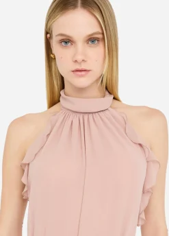 Abito elegante con rouches