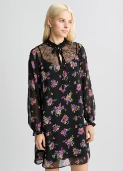 Abito in georgette floreale