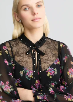 Abito in georgette floreale