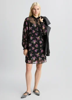 Abito in georgette floreale