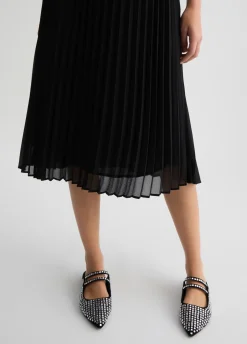 Abito in jersey e georgette
