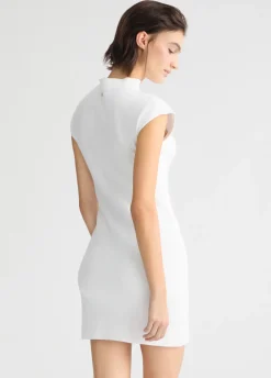 Abito in maglia con borchie