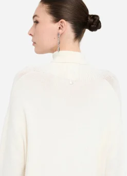 Abito in maglia con micro paillettes