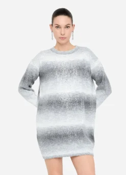 Abito in maglia con paillettes