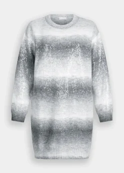 Abito in maglia con paillettes