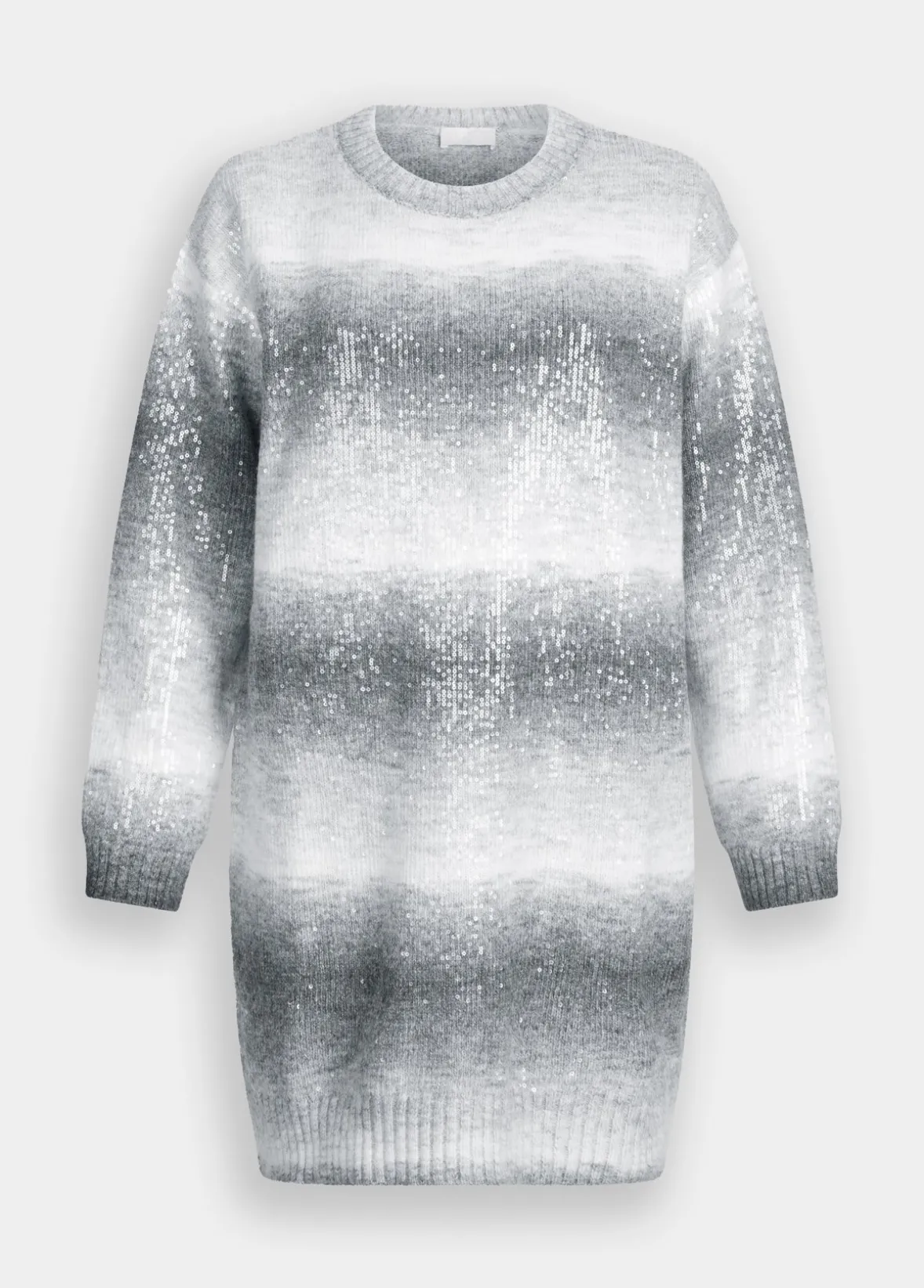 Abito in maglia con paillettes