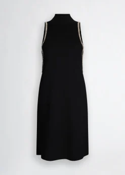 Abito in maglia con strass