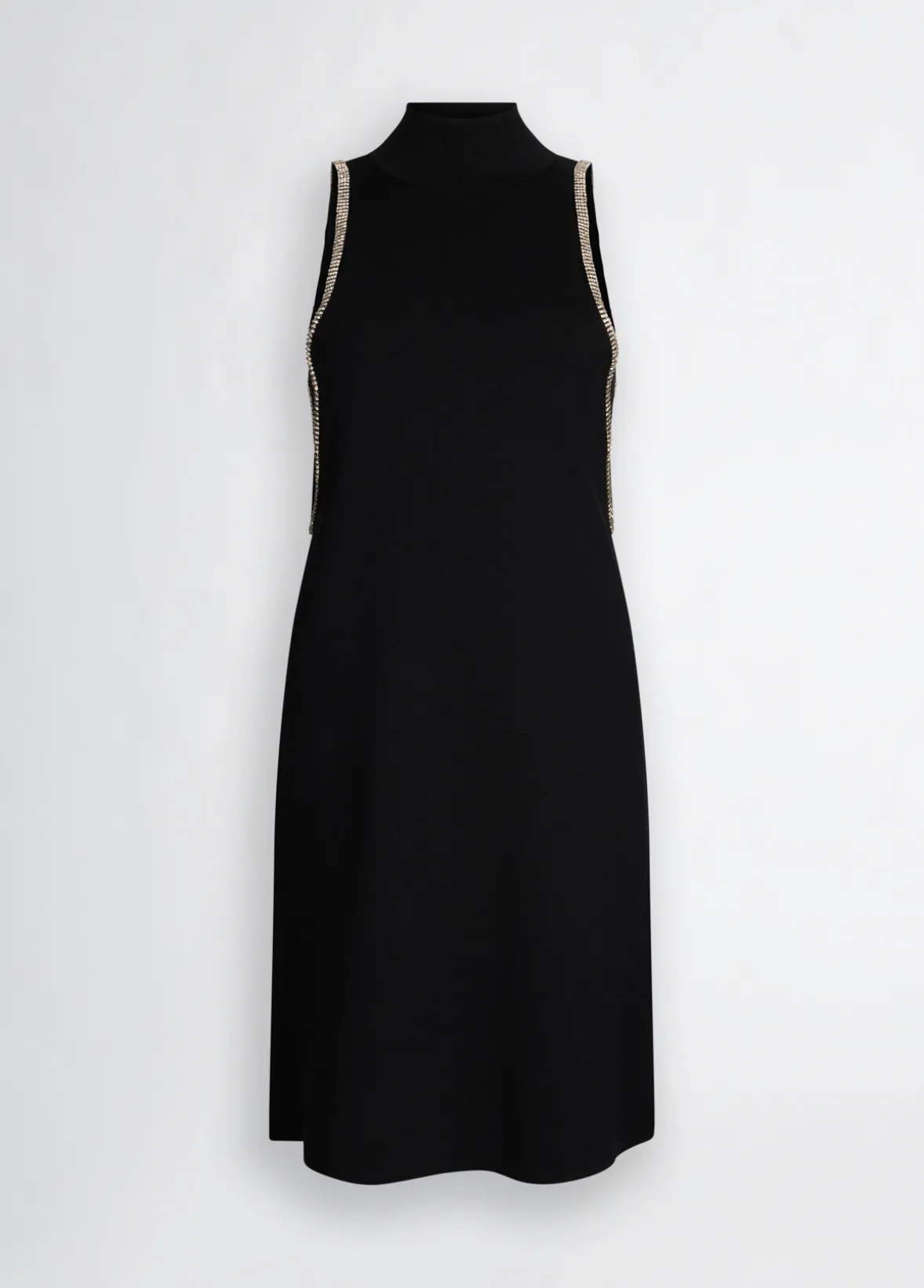 Abito in maglia con strass