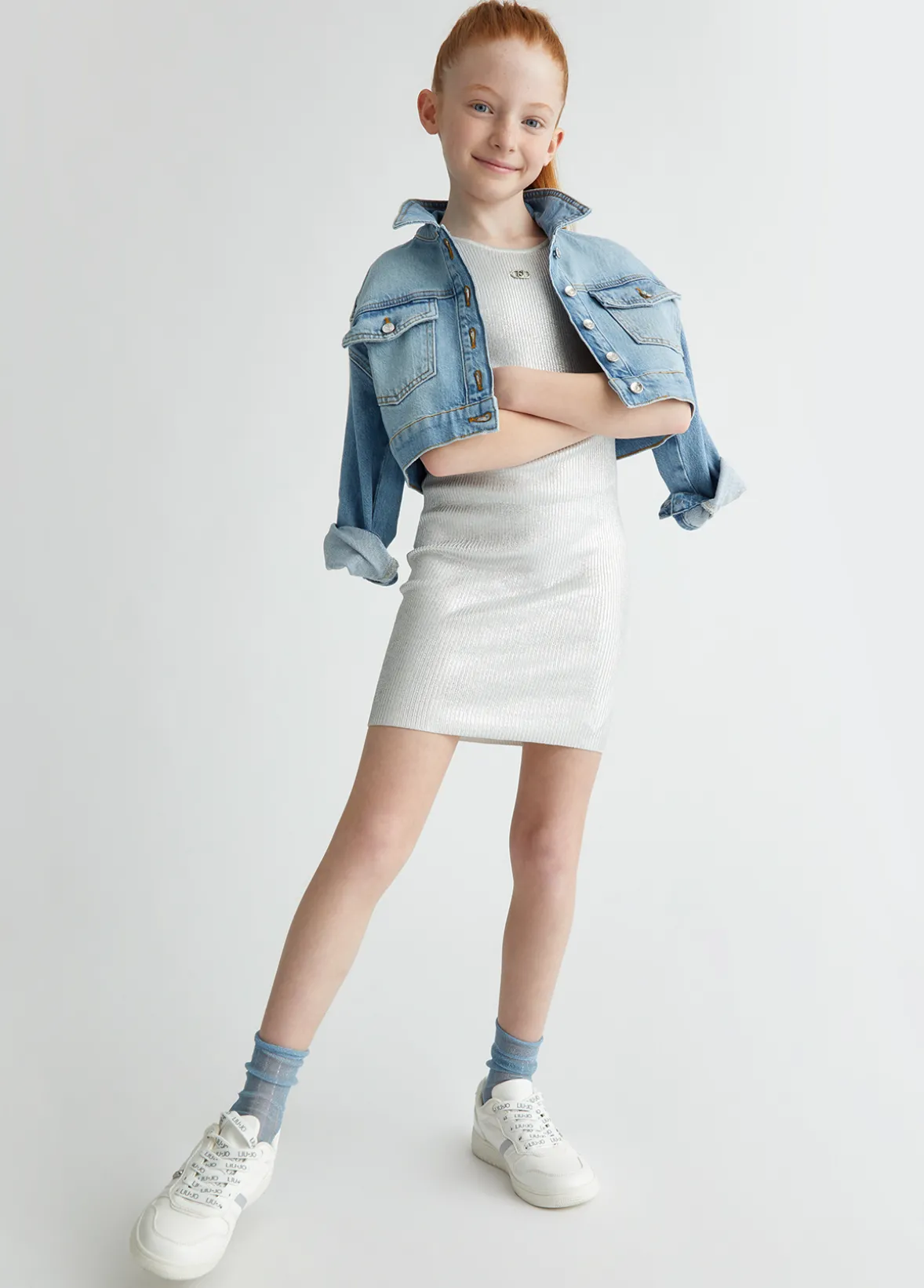 Abito in maglia lurex®