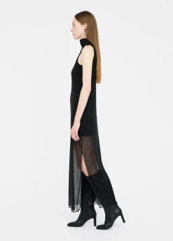Abito in tulle con strass