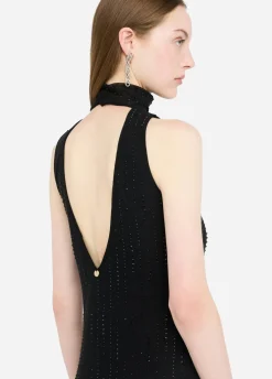 Abito in tulle con strass