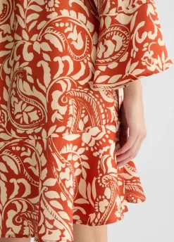 Abito in twill stampato