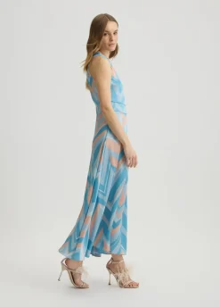 Abito in twill stampato