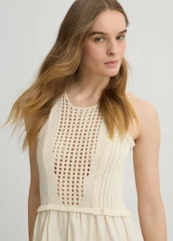 Abito lungo crochet