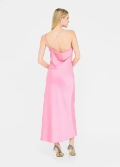 Abito lungo elegante in raso