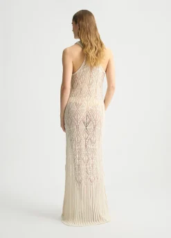 Abito lungo in crochet