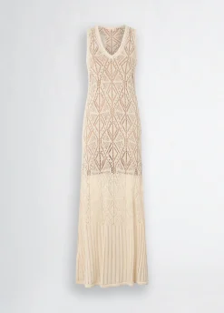 Abito lungo in crochet