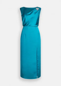 Abito midi elegante in raso