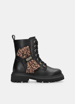 Anfibi con fiocco animalier