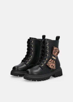 Anfibi con fiocco animalier