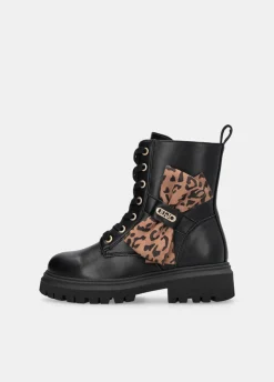 Anfibi con fiocco animalier